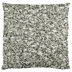 Black And White Abstract Texture Large Cushion Case (two Sides)