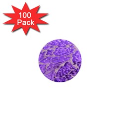 Festive Chic Purple Stone Glitter  1  Mini Magnets (100 pack) 