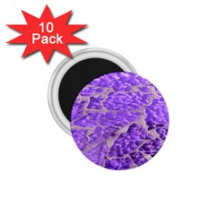 Festive Chic Purple Stone Glitter  1.75  Magnets (10 pack) 