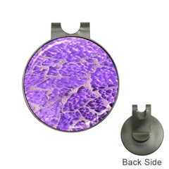 Festive Chic Purple Stone Glitter  Hat Clips with Golf Markers