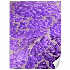 Festive Chic Purple Stone Glitter  Canvas 36  x 48  