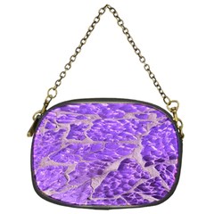 Festive Chic Purple Stone Glitter  Chain Purses (One Side) 