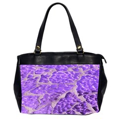 Festive Chic Purple Stone Glitter  Office Handbags (2 Sides) 