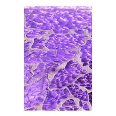 Festive Chic Purple Stone Glitter  Shower Curtain 48  x 72  (Small) 