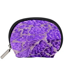 Festive Chic Purple Stone Glitter  Accessory Pouches (Small) 