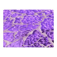 Festive Chic Purple Stone Glitter  Double Sided Flano Blanket (Mini) 