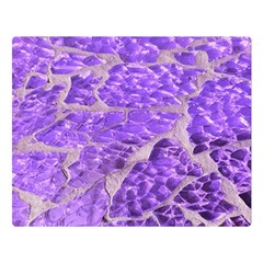 Festive Chic Purple Stone Glitter  Double Sided Flano Blanket (Large) 