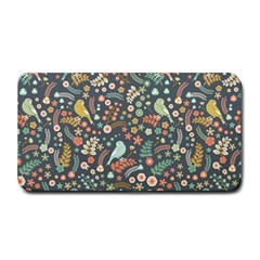 Vintage Flowers And Birds Pattern Medium Bar Mats by TastefulDesigns