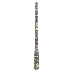 Vintage Flowers And Birds Pattern Neckties (one Side)  by TastefulDesigns