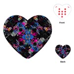 Stylized Geometric Floral Ornate Playing Cards (Heart)  Front