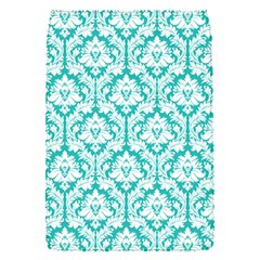 Turquoise Damask Pattern Flap Covers (s)  by Zandiepants