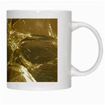 Gold Bar Golden Chic Festive Sparkling Gold  White Mugs Right