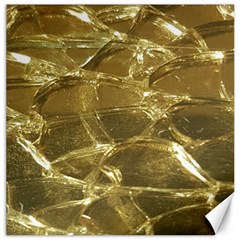 Gold Bar Golden Chic Festive Sparkling Gold  Canvas 12  X 12   by yoursparklingshop