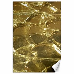 Gold Bar Golden Chic Festive Sparkling Gold  Canvas 24  X 36  by yoursparklingshop