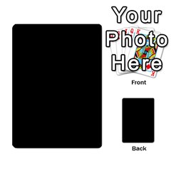 Solid Black Multi-purpose Cards (rectangle) 