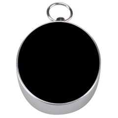 Solid Black Silver Compasses