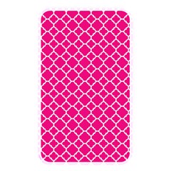 Hot Pink Quatrefoil Pattern Memory Card Reader (rectangular)