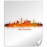 Barcelona City Art Canvas 8  x 10  8.15 x9.66  Canvas - 1