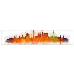 Barcelona City Art Flano Scarf (Small)