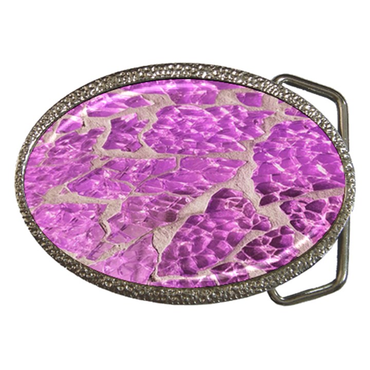 Festive Chic Pink Glitter Stone Belt Buckles