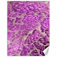 Festive Chic Pink Glitter Stone Canvas 18  X 24  