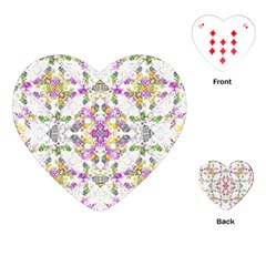 Geometric Boho Chic Playing Cards (heart)  by dflcprints