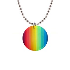 Sweet Colored Stripes Background Button Necklaces