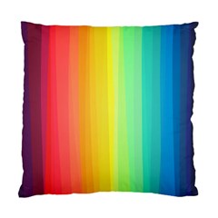 Sweet Colored Stripes Background Standard Cushion Case (two Sides) by TastefulDesigns