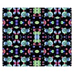 Multicolored Galaxy Pattern Double Sided Flano Blanket (Small)  50 x40  Blanket Front