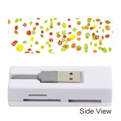 Colorful Fall Leaves Background Memory Card Reader (stick) 