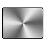 Shiny Metallic Silver Fleece Blanket (Small) 50 x40  Blanket Front