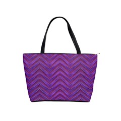 Grunge Chevron Style Shoulder Handbags by dflcprints