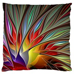 Fractal Bird Of Paradise Standard Flano Cushion Case (two Sides)