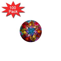 Spirals And Curlicues 1  Mini Magnets (100 Pack) 