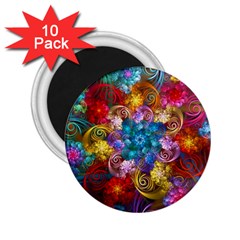 Spirals And Curlicues 2 25  Magnets (10 Pack)  by WolfepawFractals