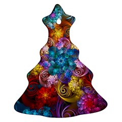 Spirals And Curlicues Ornament (christmas Tree)