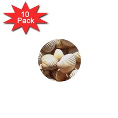 Tropical Exotic Sea Shells 1  Mini Buttons (10 Pack)  by yoursparklingshop