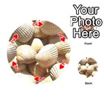 Tropical Exotic Sea Shells Playing Cards 54 (Round)  Front - Heart2