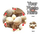 Tropical Exotic Sea Shells Playing Cards 54 (Round)  Front - Heart4