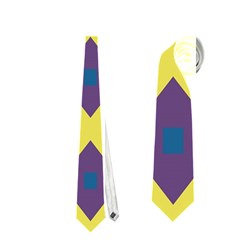 Tribal Shapes And Rhombus Pattern                        Necktie