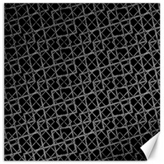 Geometric Grunge Pattern Canvas 12  X 12   by dflcprints
