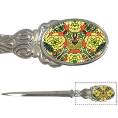 Petals, Retro Yellow, Bold Flower Design Letter Opener by Zandiepants