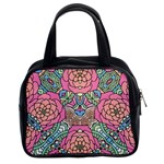 Petals, Carnival, Bold Flower Design Classic Handbag (Two Sides) Front