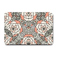 Petals In Vintage Pink, Bold Flower Design Small Doormat by Zandiepants