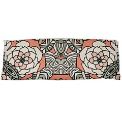 Petals in Vintage Pink, Bold Flower Design Body Pillow Case (Dakimakura)