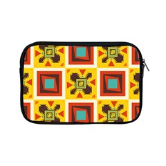 Retro Colors Squares Pattern                            			apple Ipad Mini Zipper Case by LalyLauraFLM