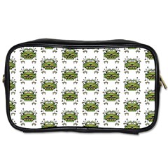 Funny Robot Cartoon Toiletries Bags 2-side by dflcprints