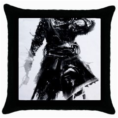 Assassins Creed Black Flag Tshirt Throw Pillow Case (black) by iankingart