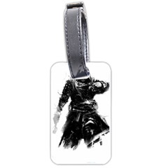 Assassins Creed Black Flag Tshirt Luggage Tags (one Side)  by iankingart