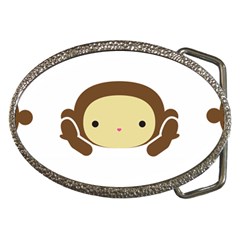 Three Wise Monkeys Belt Buckles by Shopimaginarystory